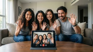 Family FaceTime Gathering