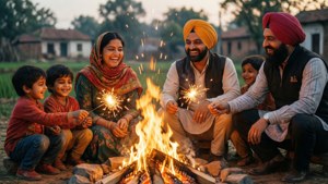 Family Lohri Gathering