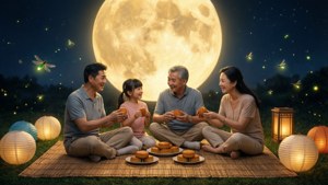 Family Mooncake Celebration