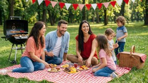 Family Picnic Celebration