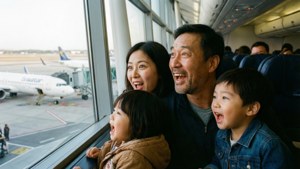 Family Plane Watching
