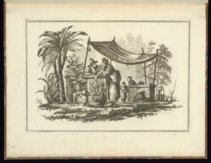 Family Under a Canopy