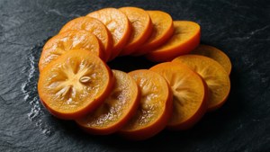 Fan of Persimmon Slices