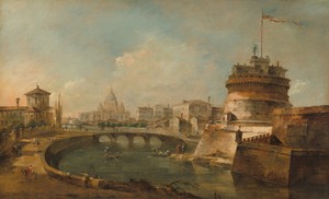Fanciful View of the Castel Sant'Angelo, Rome