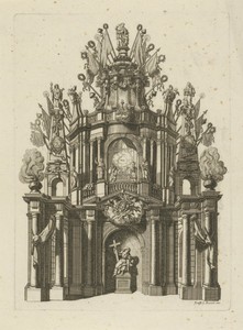 Fantasiemonument voor de Heilige Sacramentskapel in Brussel