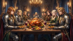 Fantasy Anime Thanksgiving