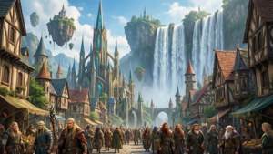 Fantasy City of Spires