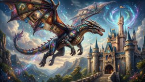 Fantasy Dragon Collage