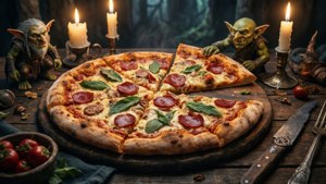 Fantasy Medieval Pizza