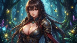 Fantasy Warrior Cleavage