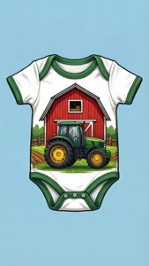 Farm Baby Onesie SVG