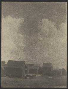 [Farm Buildings with Horse & Cart]