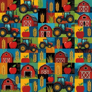 Farm Icon Mosaic