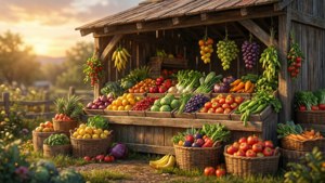 Farm Stand Sunset