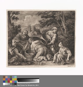 Farm with a Woman Milking a Goat