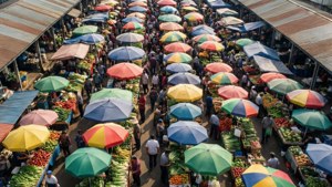 Farmers Market Aerial