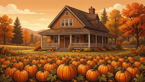 Farmhouse Pumpkin Patch