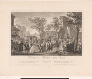 Fashion and Elegance: Strolling Parisians