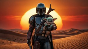 Father and Son Sunset