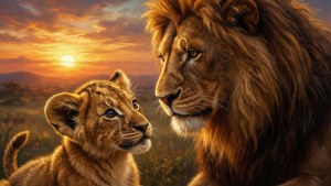 Father and Son Sunset