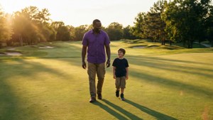 Father and Son Walk