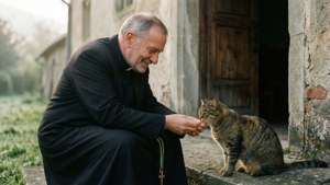 Father Paul and Cat