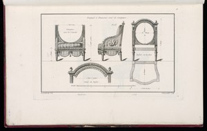 Fauteuil à Panneaux orné de Sculpture
