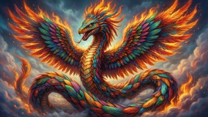Feathered Fire Serpent