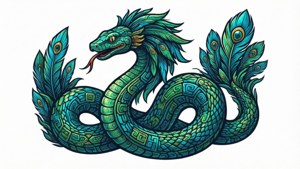 Feathered Serpent Vector