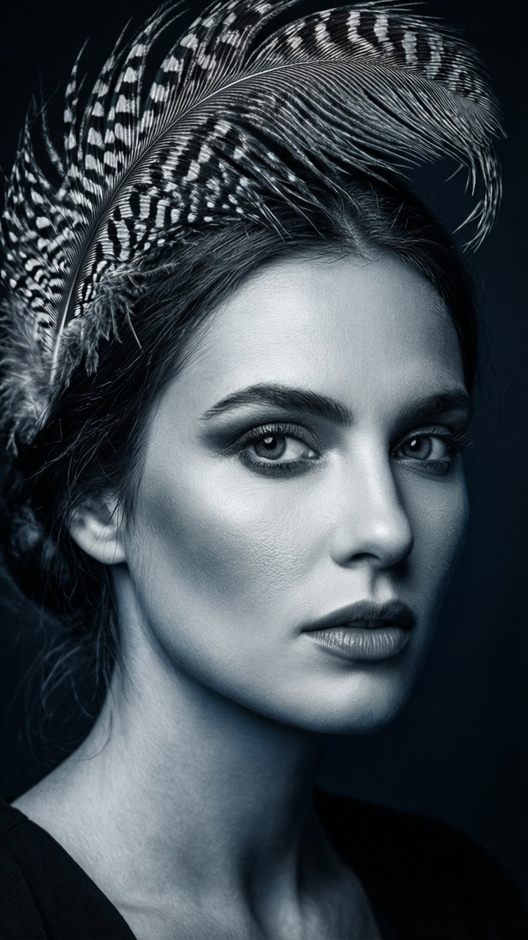 Feathers in Her Hair by Wallpapers.art Studio