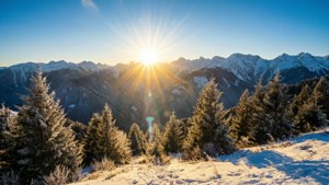 February Alpine Dawn