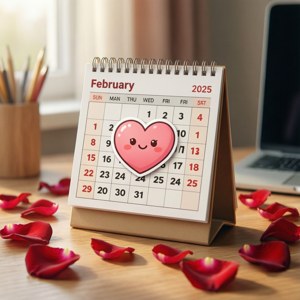 February Calendar Love