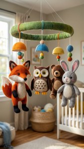 Felt Animal Mobile