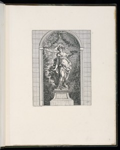 Female Garden Statue in Niche
