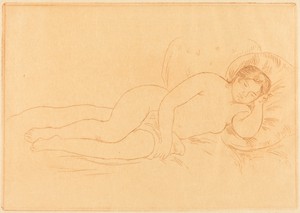 Female Nude Reclining (Femme nue couchee)