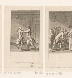 Ferdinand bedreigt Kalb met een pistool