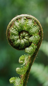 Fern Spiral Unfurling