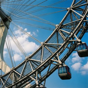 Ferris Wheel Geometric Abstract