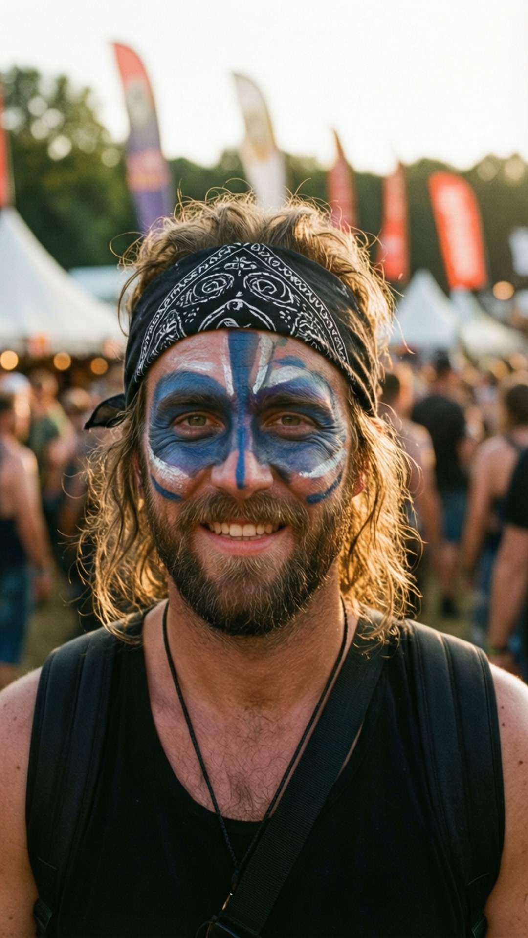 Festival Face Paint by Wallpapers.art Studio