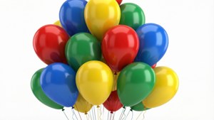 Festive Balloon Cluster