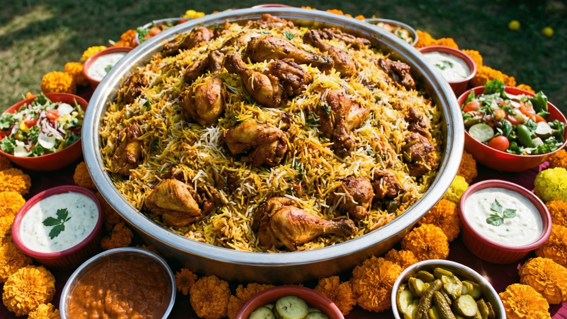 Festive Biryani Feast by Wallpapers.art Studio