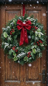 Festive Christmas Wreath