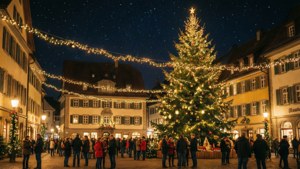 Festive Night Square