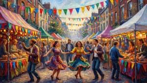 Festive Street Celebration