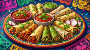 Festive Tamale Platter