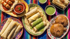 Festive Tamales Flat Lay