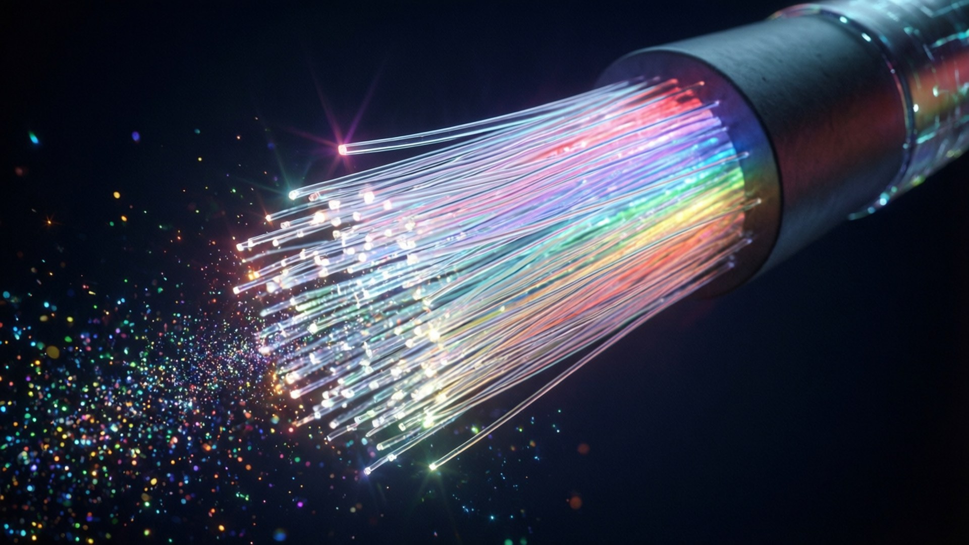 Fiber Optic Pulse by Wallpapers.art Studio