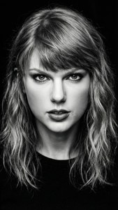 Fierce Monochrome Portrait