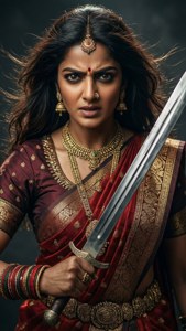 Fierce Warrior Woman