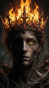 Fiery Crown Portrait